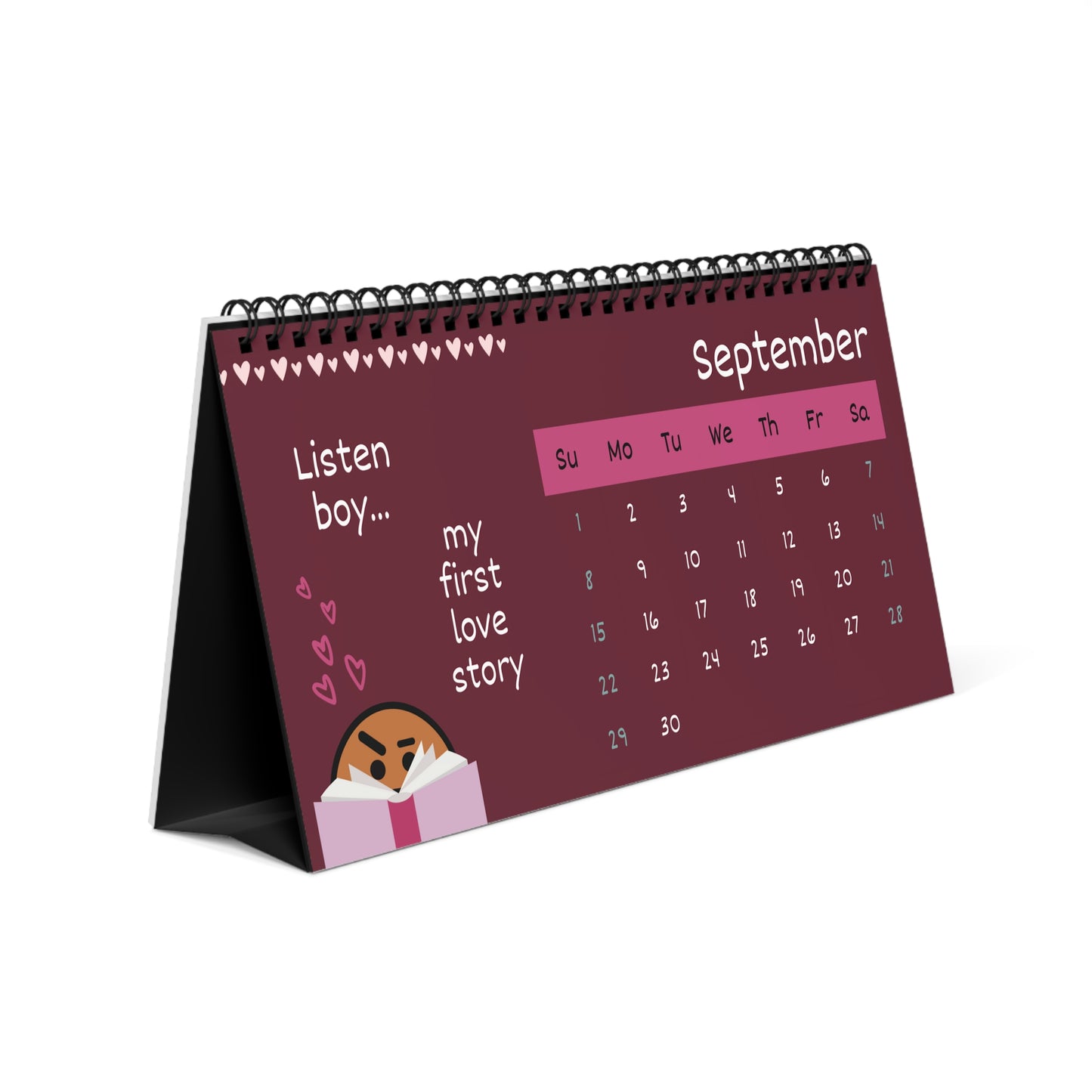 BTS Desk Calendar | 2024 Desk Calendar | BTS army gifts | Kpop Calendar | Kpop desk accessories | Volume 1