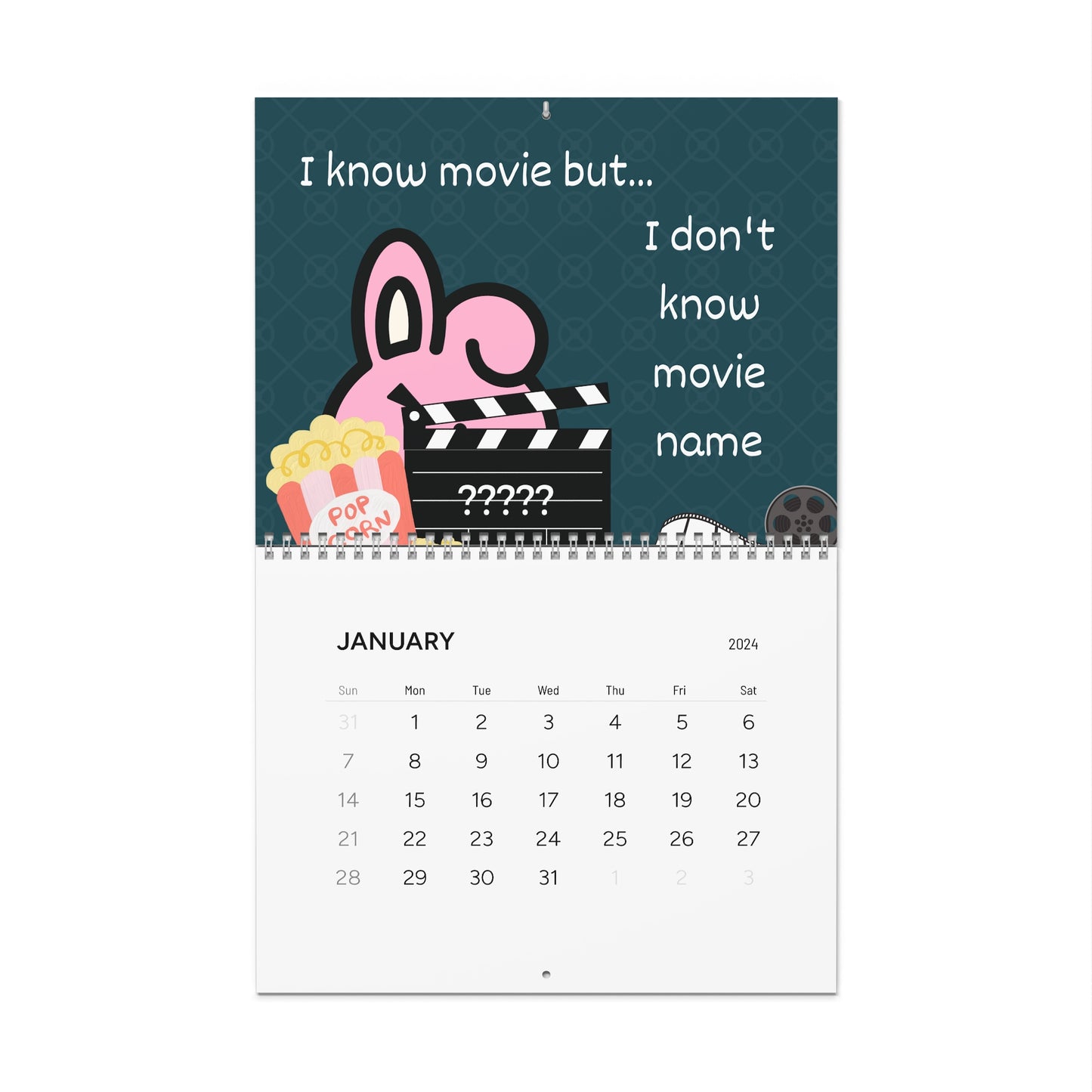 2024 BTS Memes Wall Calendar | Kpop Monthly Wall Calendar | Kpop Office Accessories | Volume 1