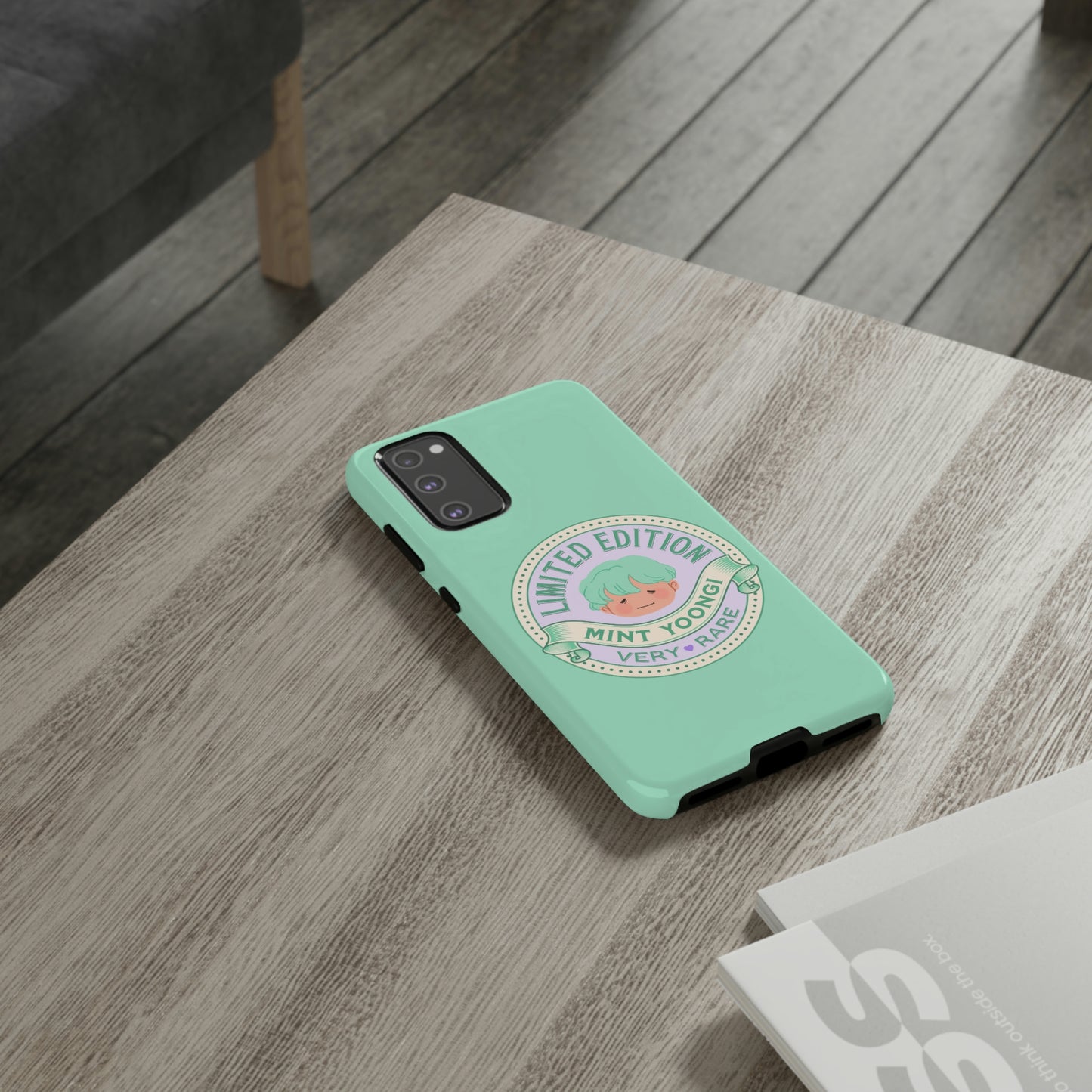 BTS Phone Case | BTS Suga Mint Yoongi | bts aesthetic phone case | bts inspired