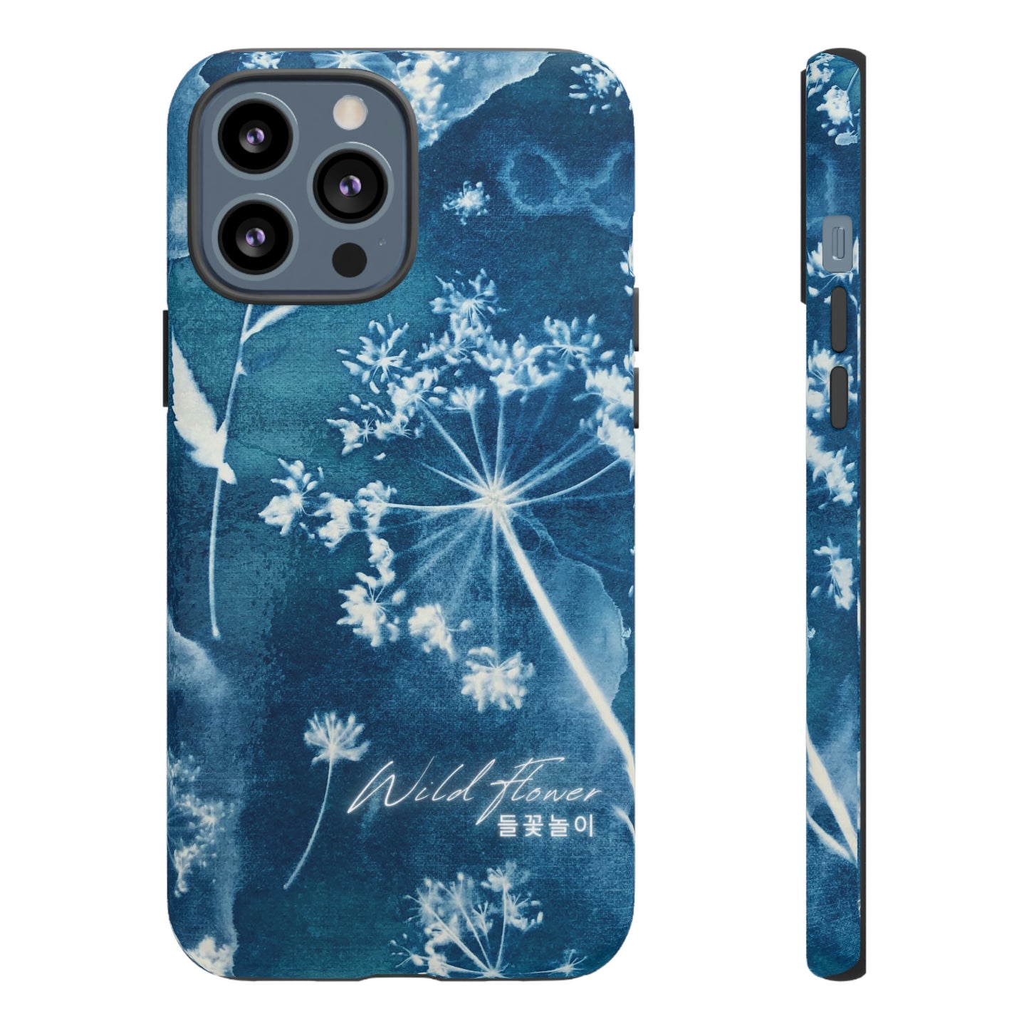 Wild Flower Indigo Phone Case | BTS Merch (unofficial) | Kim Namjoon | bts aesthetic phone case | bts inspired