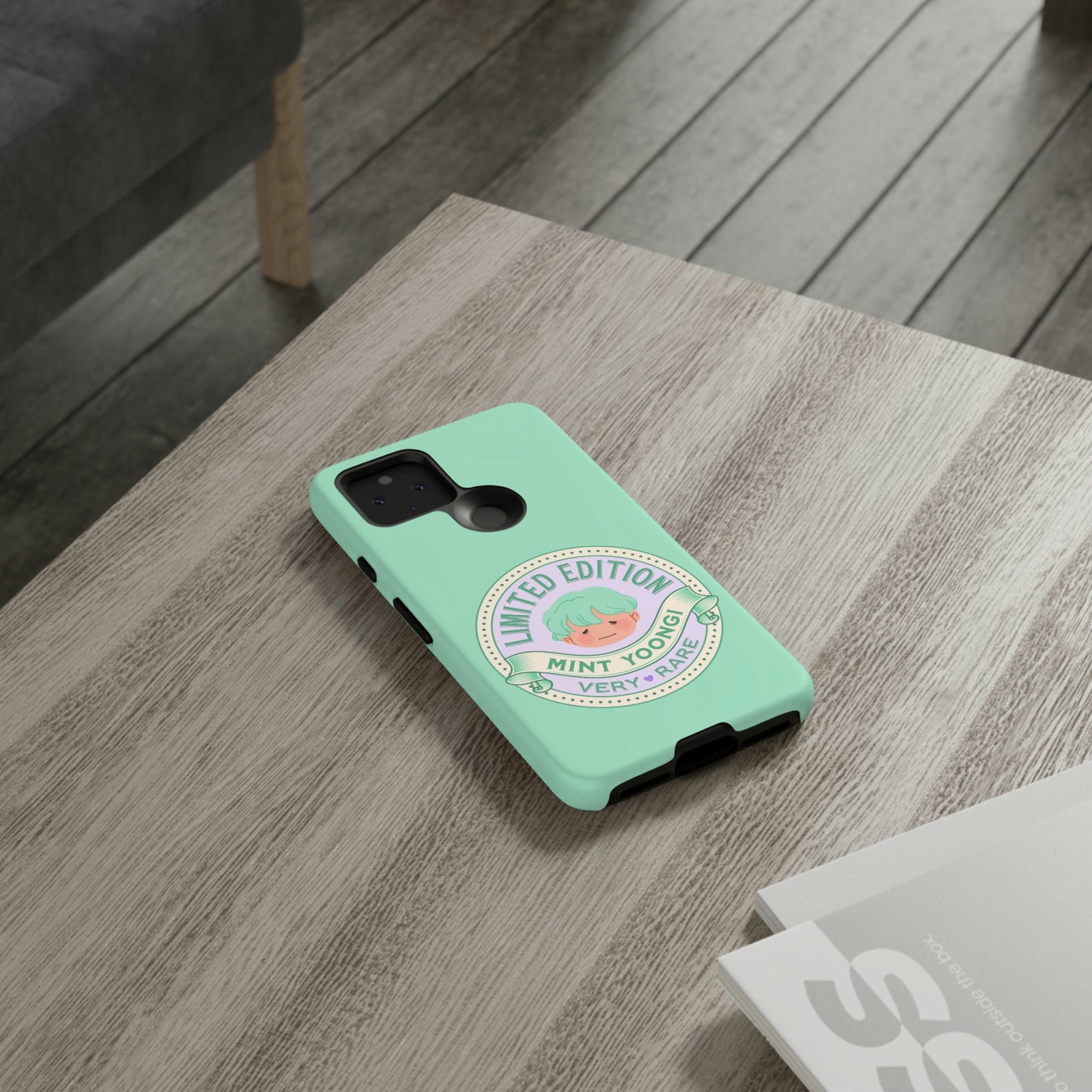 BTS Phone Case | BTS Suga Mint Yoongi | bts aesthetic phone case | bts inspired