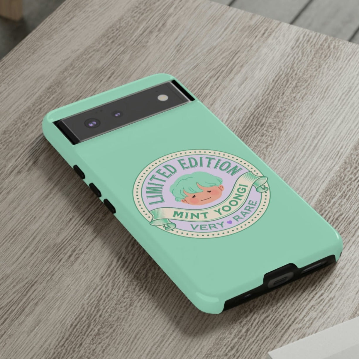 BTS Phone Case | BTS Suga Mint Yoongi | bts aesthetic phone case | bts inspired