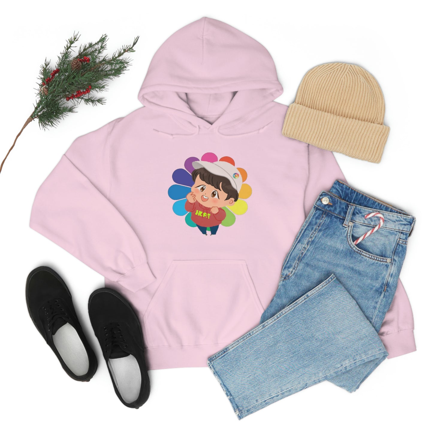 BTS Hooded Sweatshirt | BTS JHope Hobi | bts aesthetic shirt | anime cartoon | bts clothes | bts inspired