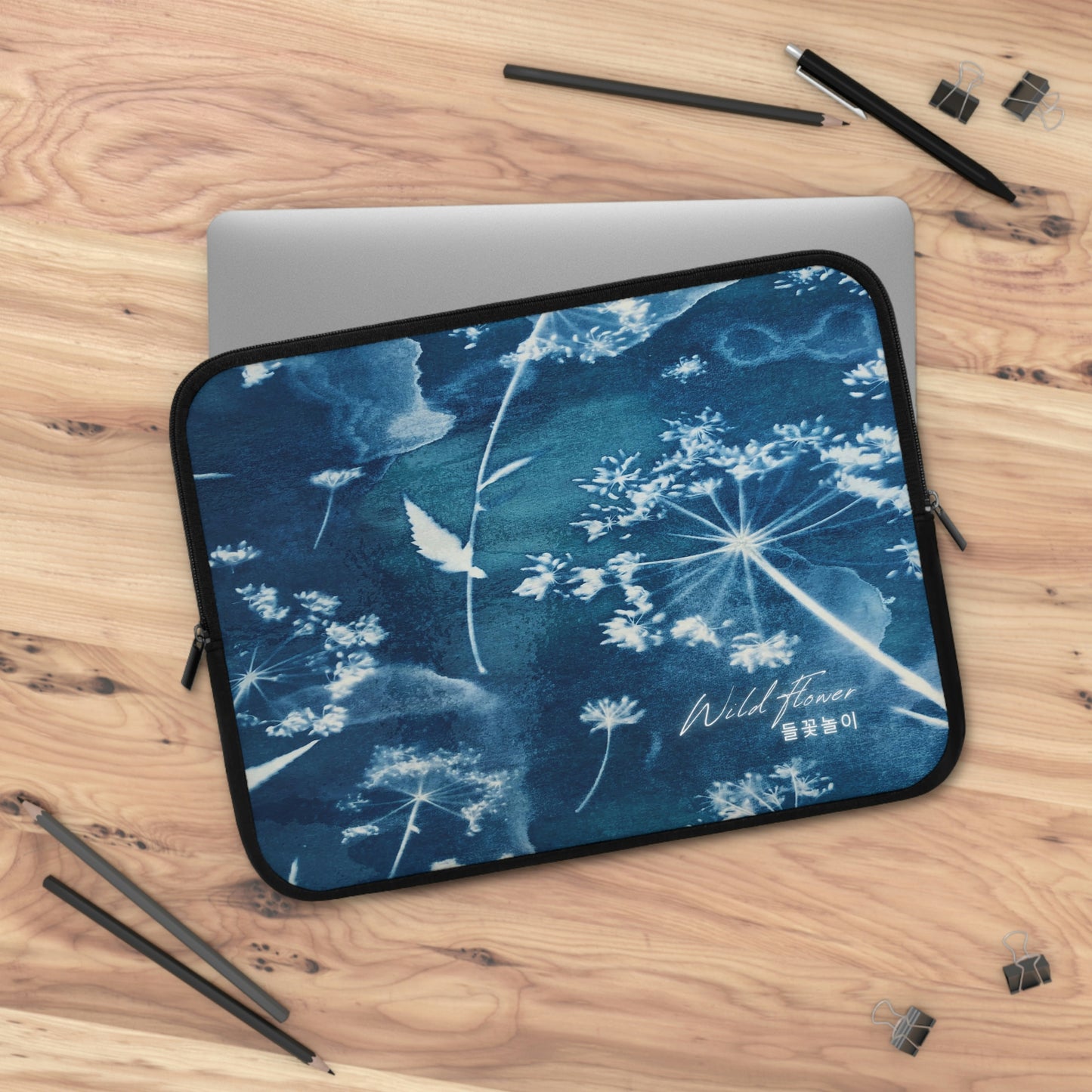 Wild Flower Indigo Tablet Sleeve