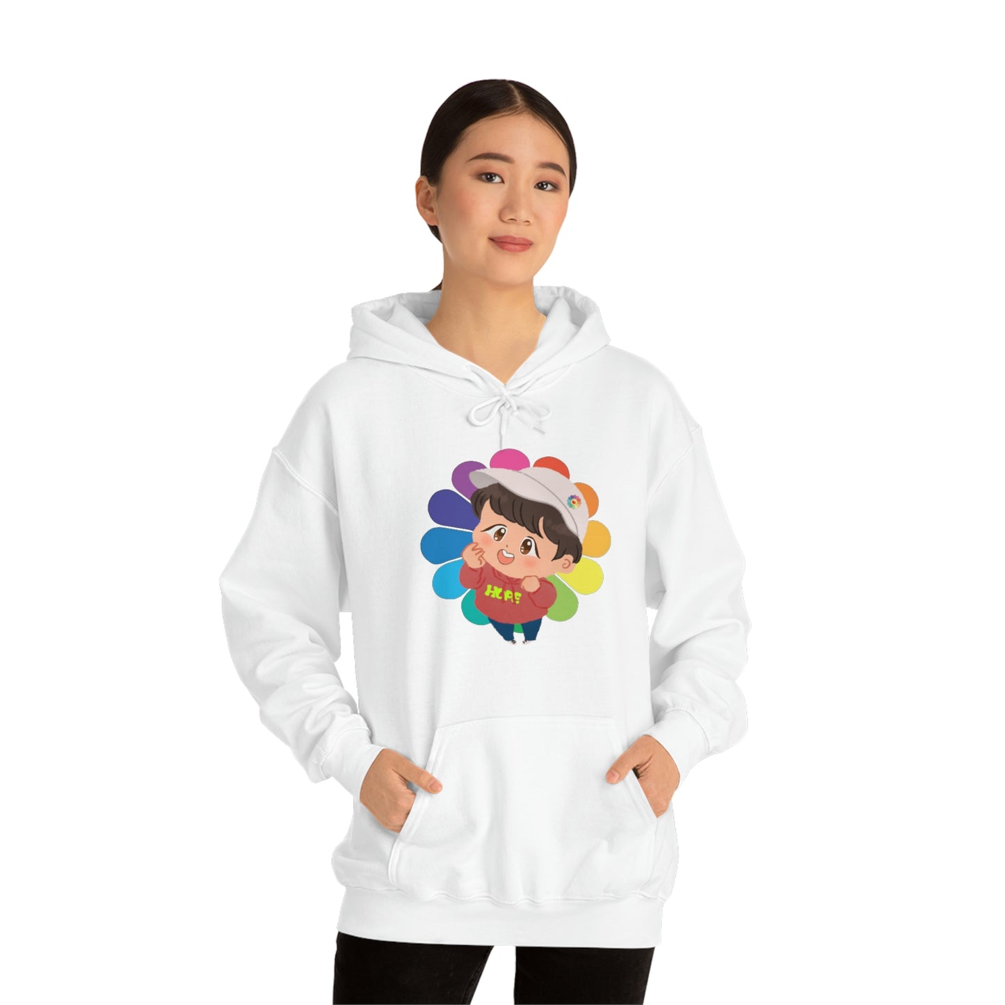 BTS Hooded Sweatshirt | BTS JHope Hobi | bts aesthetic shirt | anime cartoon | bts clothes | bts inspired