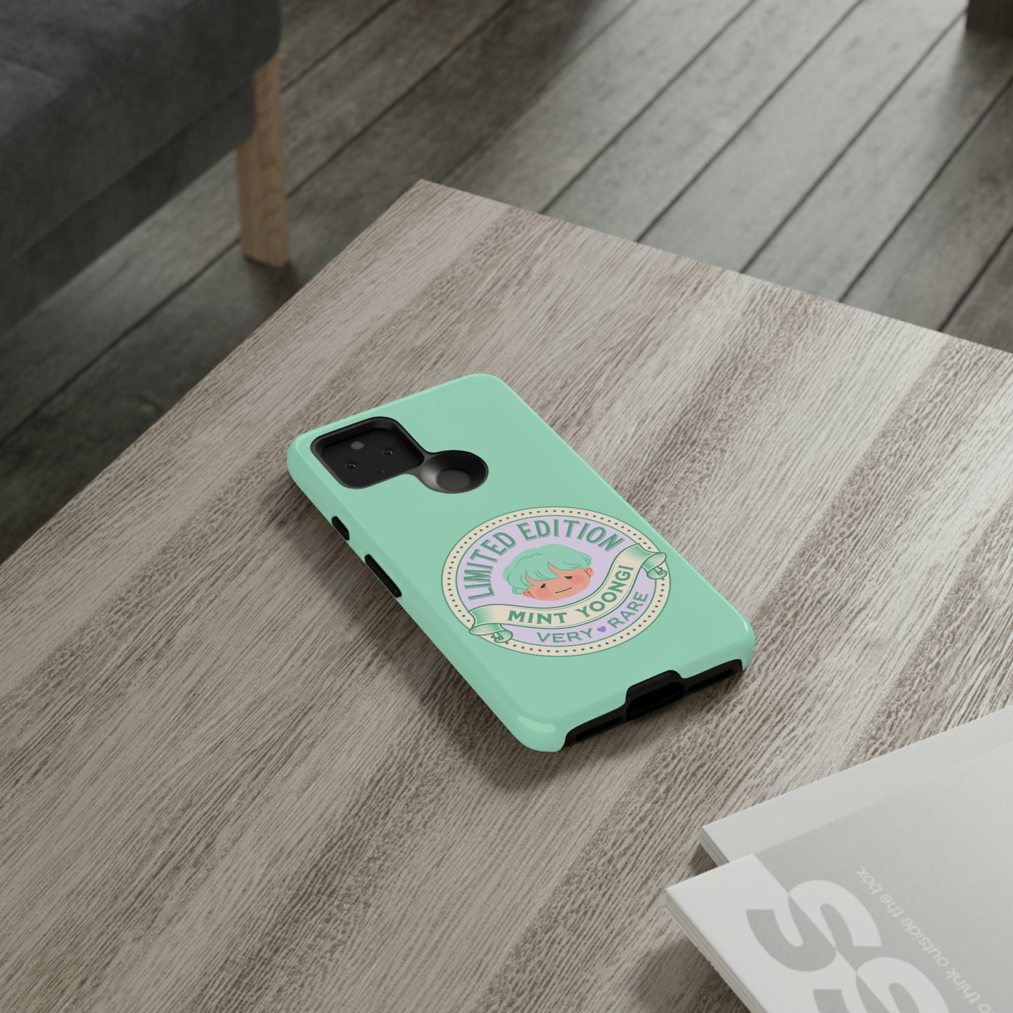 BTS Phone Case | BTS Suga Mint Yoongi | bts aesthetic phone case | bts inspired