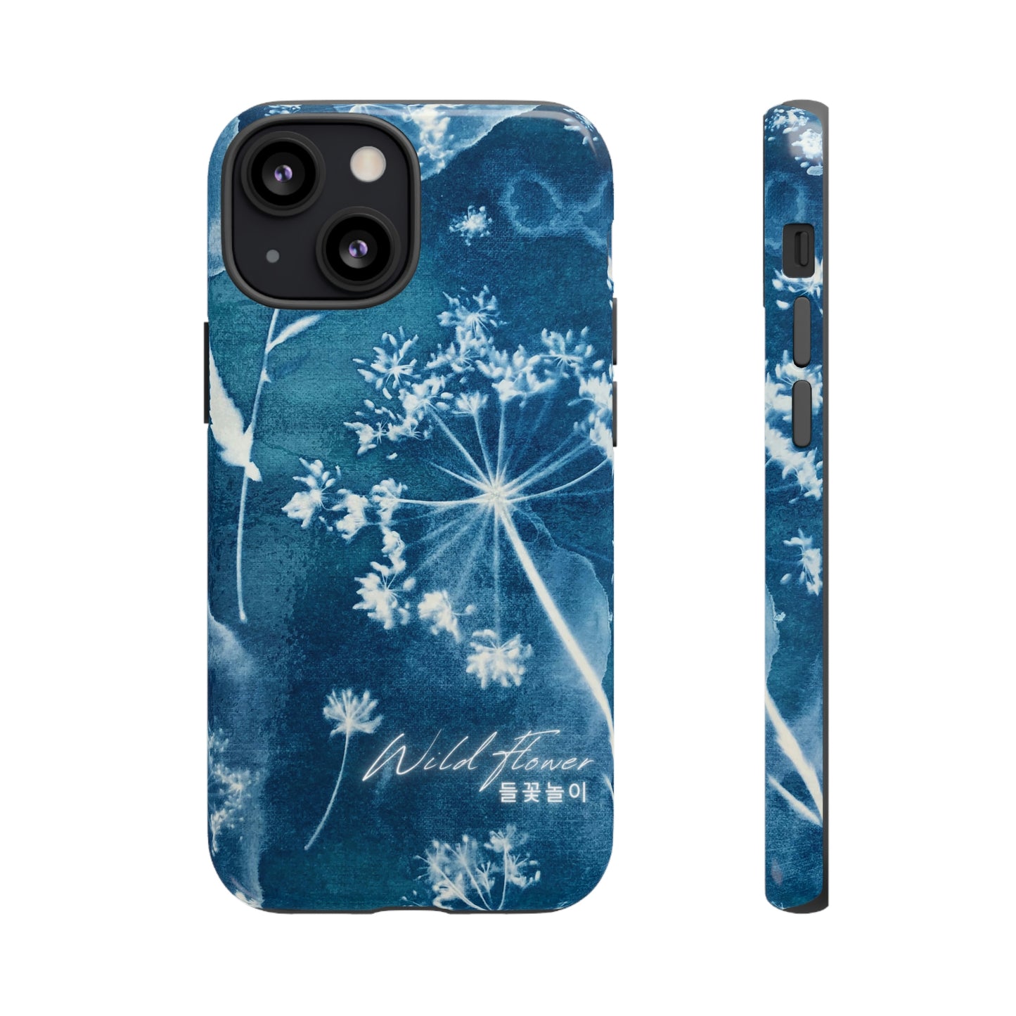 Wild Flower Indigo Phone Case | BTS Merch (unofficial) | Kim Namjoon | bts aesthetic phone case | bts inspired