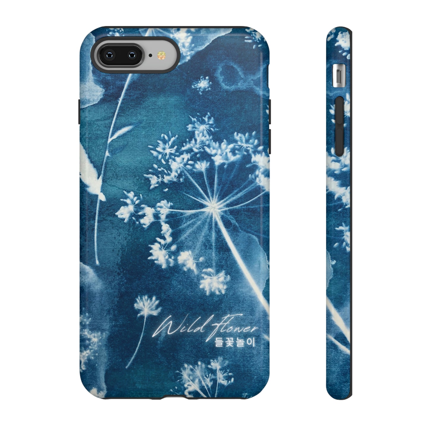 Wild Flower Indigo Phone Case | BTS Merch (unofficial) | Kim Namjoon | bts aesthetic phone case | bts inspired