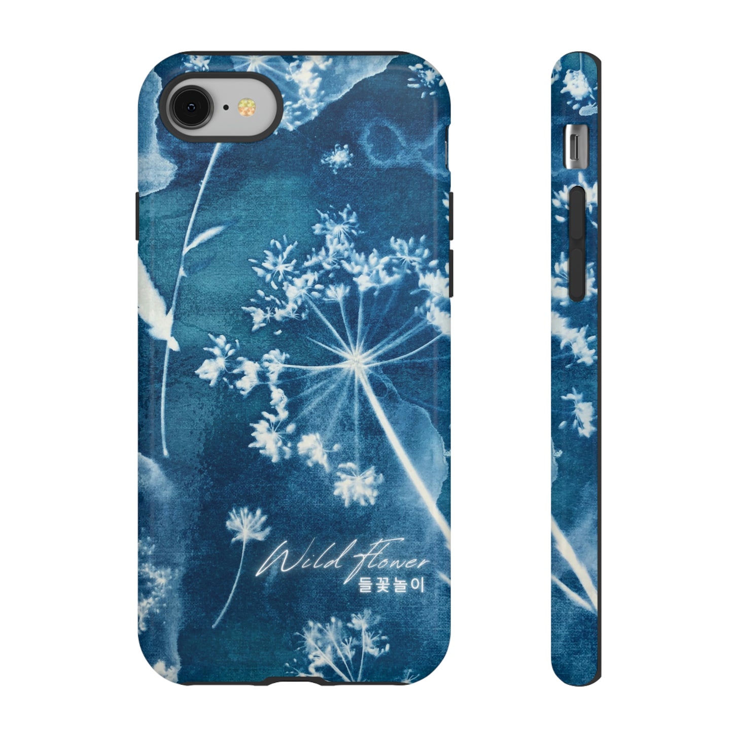 Wild Flower Indigo Phone Case | BTS Merch (unofficial) | Kim Namjoon | bts aesthetic phone case | bts inspired