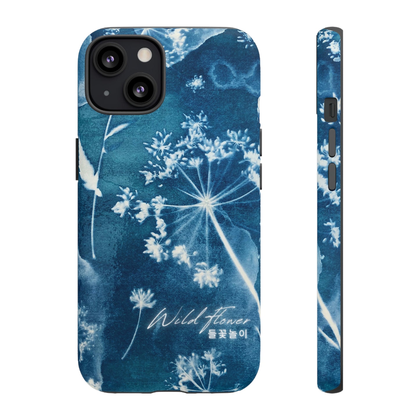 Wild Flower Indigo Phone Case | BTS Merch (unofficial) | Kim Namjoon | bts aesthetic phone case | bts inspired