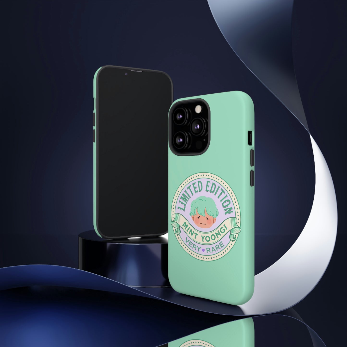 BTS Phone Case | BTS Suga Mint Yoongi | bts aesthetic phone case | bts inspired