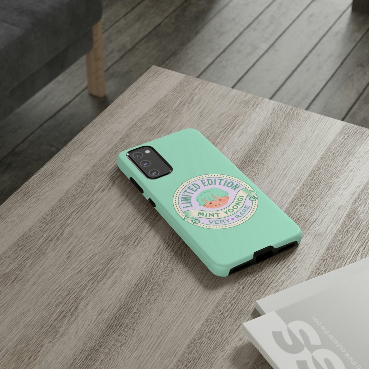 BTS Phone Case | BTS Suga Mint Yoongi | bts aesthetic phone case | bts inspired