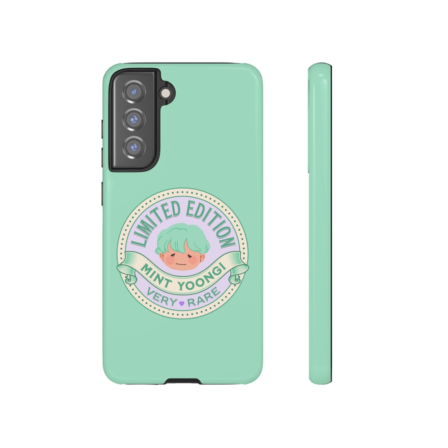 BTS Phone Case | BTS Suga Mint Yoongi | bts aesthetic phone case | bts inspired