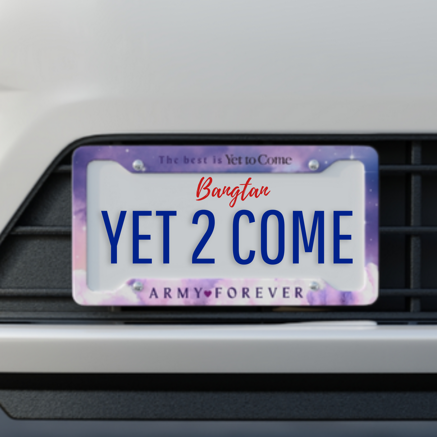 BTS License Plate Frame Yet To Come ot7