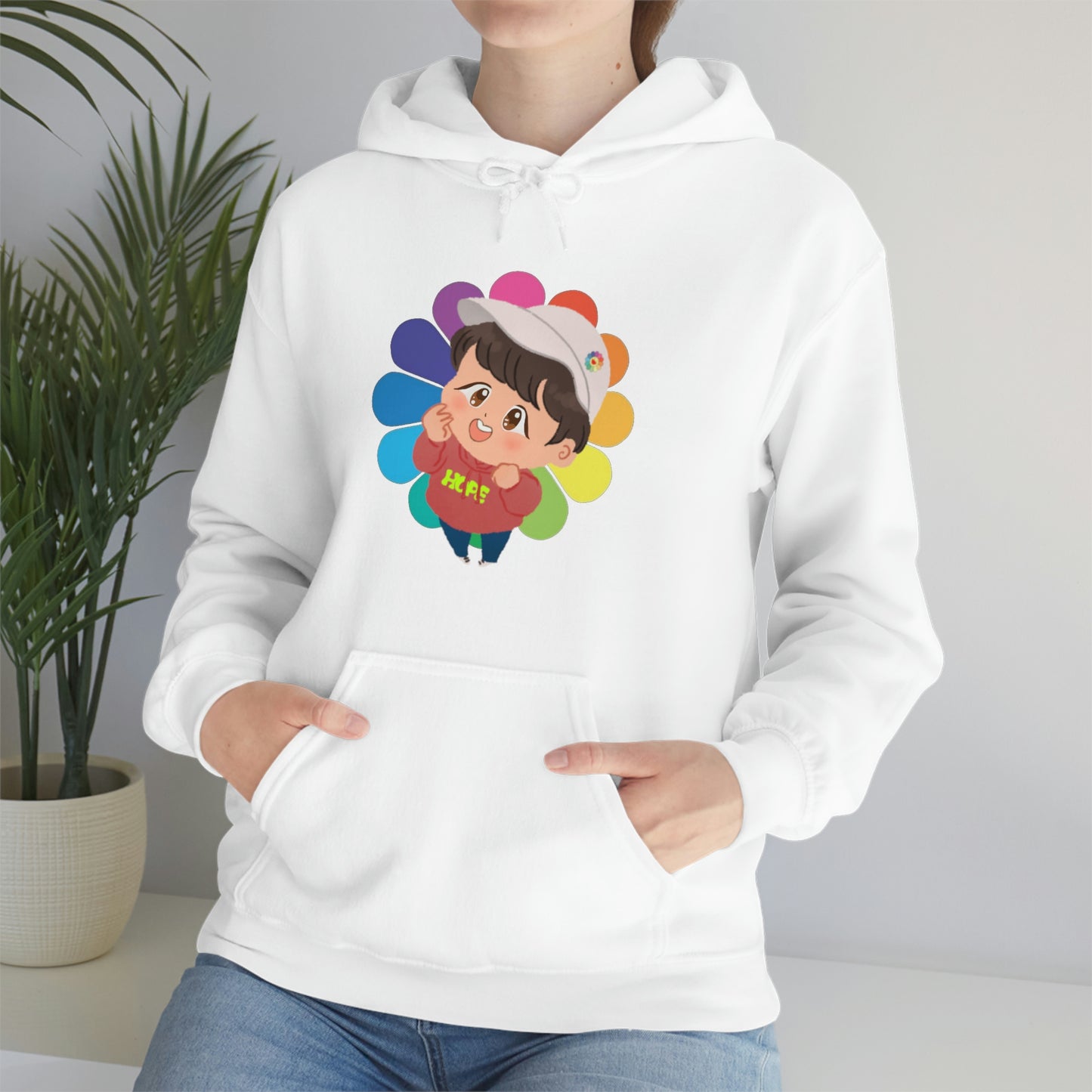 BTS Hooded Sweatshirt | BTS JHope Hobi | bts aesthetic shirt | anime cartoon | bts clothes | bts inspired