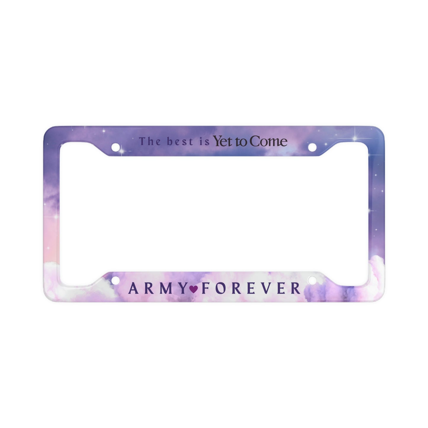 BTS License Plate Frame Yet To Come ot7