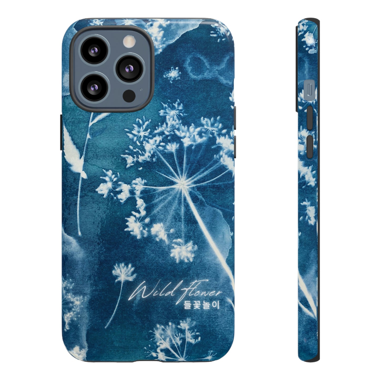 Wild Flower Indigo Phone Case | BTS Merch (unofficial) | Kim Namjoon | bts aesthetic phone case | bts inspired