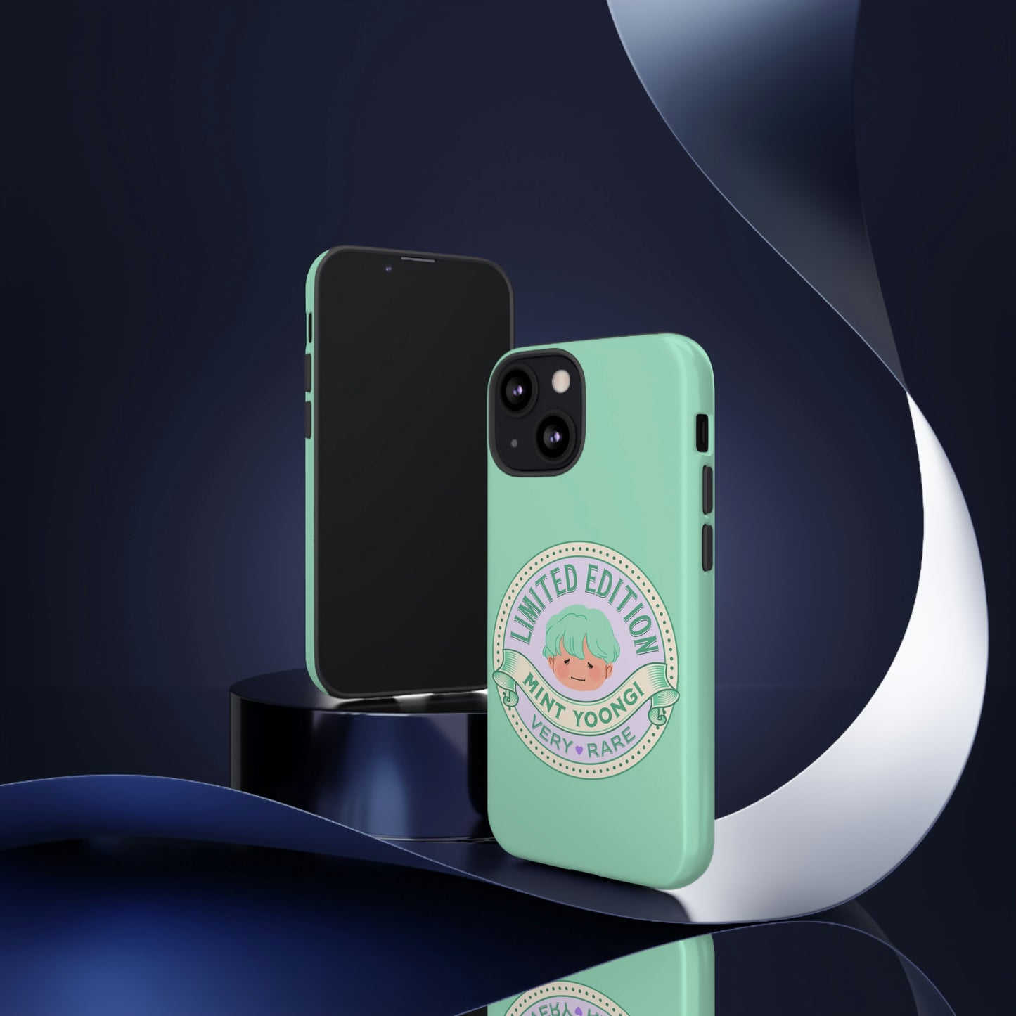 BTS Phone Case | BTS Suga Mint Yoongi | bts aesthetic phone case | bts inspired