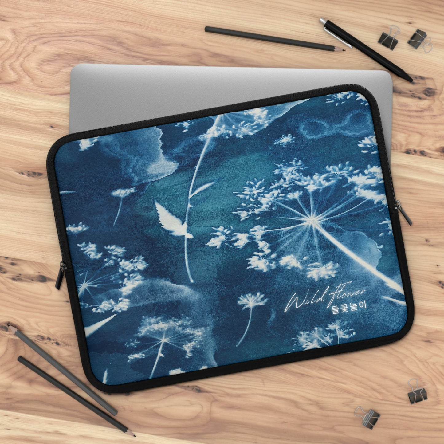 Wild Flower Indigo Tablet Sleeve