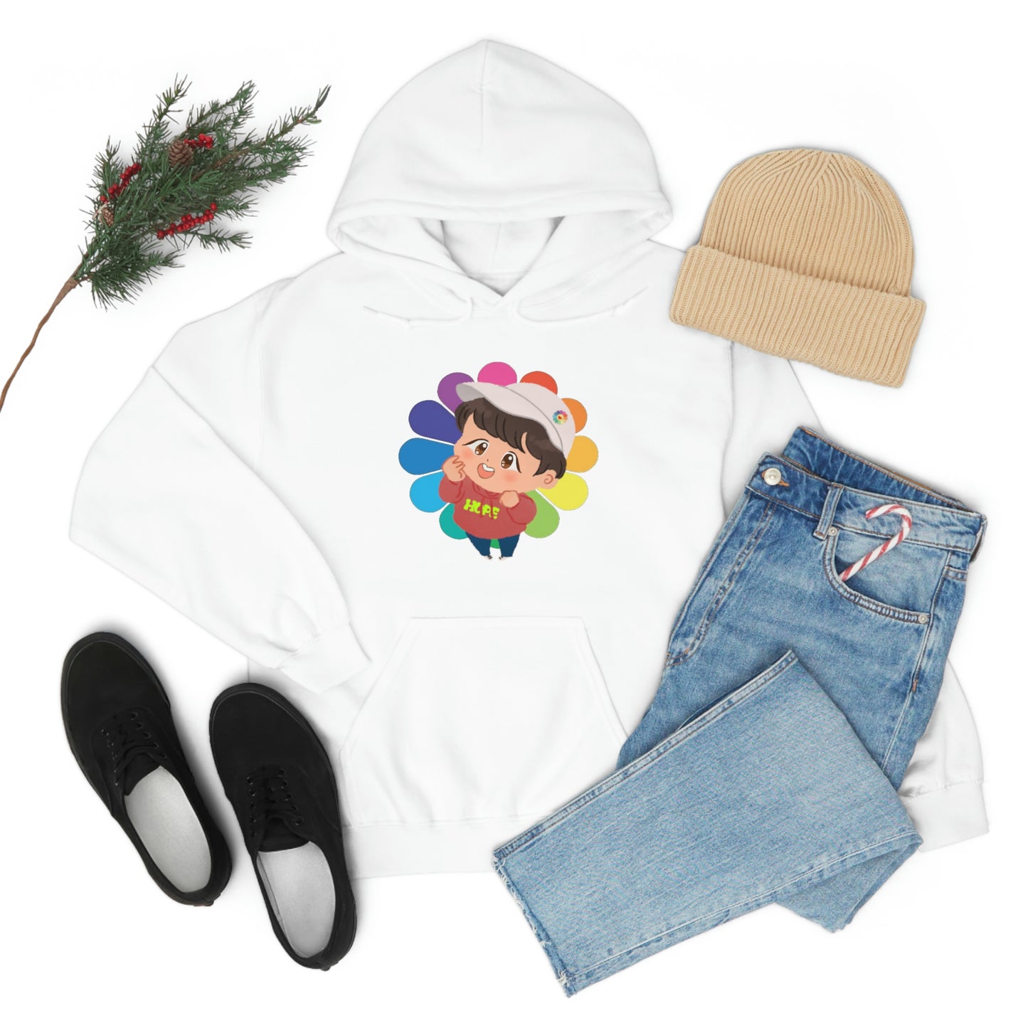 BTS Hooded Sweatshirt | BTS JHope Hobi | bts aesthetic shirt | anime cartoon | bts clothes | bts inspired